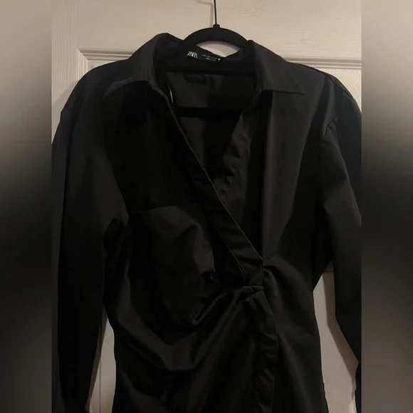 Black collar Zara dress - Picture 3 of 6